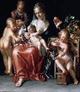 Joachim Wtewael Charity oil painting artist